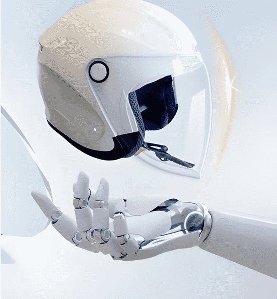 🏍️ AI Slimme Bluetooth Motorhelm – Innovatie & Veiligheid.