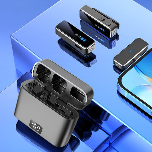 Professionele Draadloze Microfoon – Kraakhelder Geluid met Noise Cancelling
