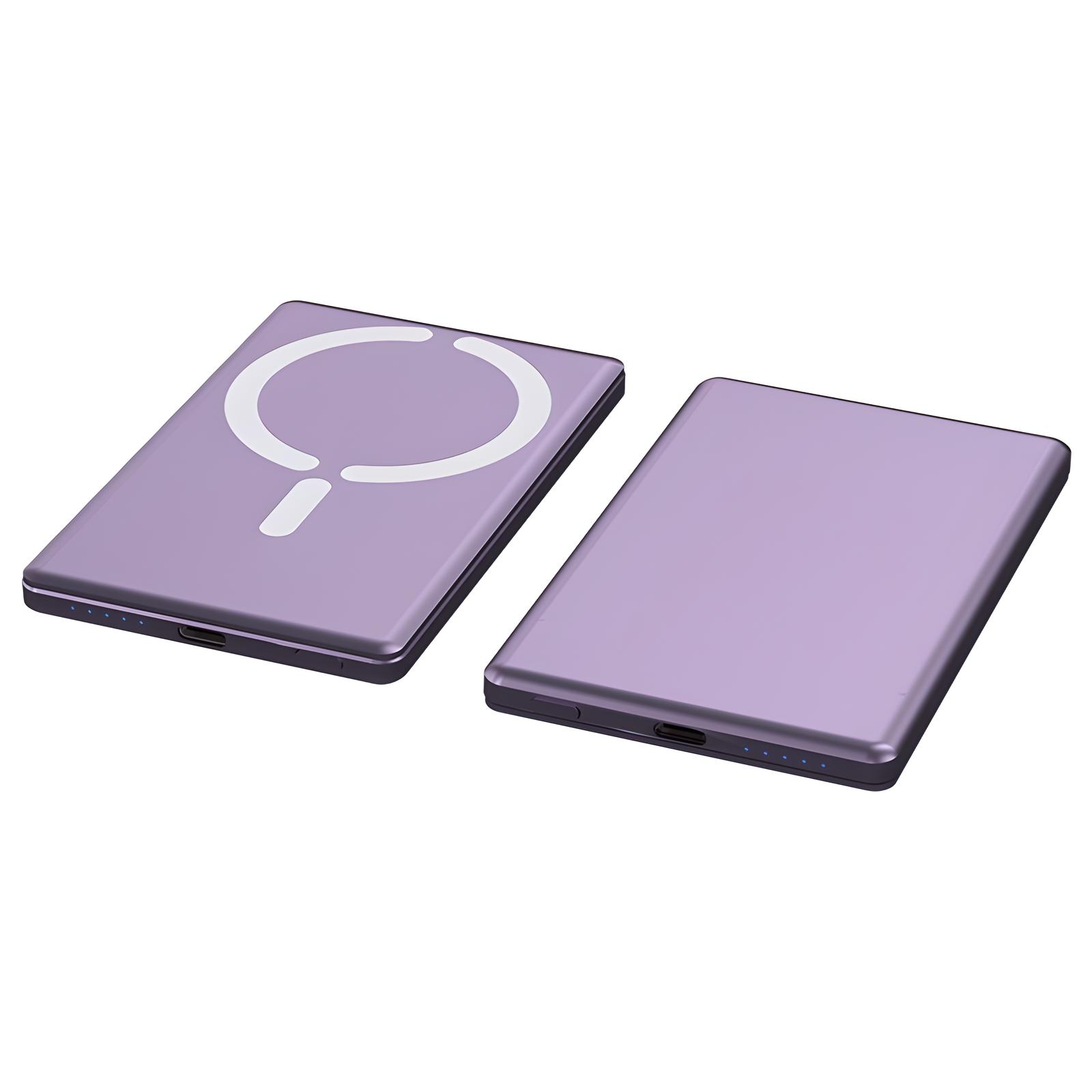 Magnetische powerbank pasje 2025 draagbare..